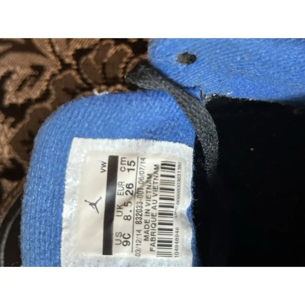 Baby Toddler Nike Air Jordan III 3 Sport Blue Retro 2014 832033-007 Shoes 9C US